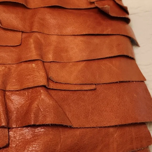 Sabina New York Layered Terracotta Leather Shoulder Bag - Picture 8 of 10